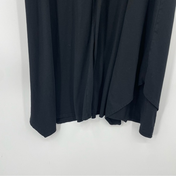 Pure Jill Stretch Jersey Tank Top Jagged Hem Lagenlook Midi Dress Sz L - Picture 3 of 8